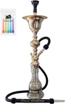 Khalil Maamoon Gold Hookah by Tornado Khalil Maamoon Large Size 32''