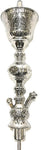 Khalil Mamoon Sharqawi Ice Silver 34" Hookah Set