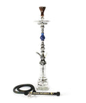 KHALIL MAAMOON KAHRAMANA 2 LEVELS HOOKAH BLACK FULL SET SHISHA 33 INCHES HANDMADE